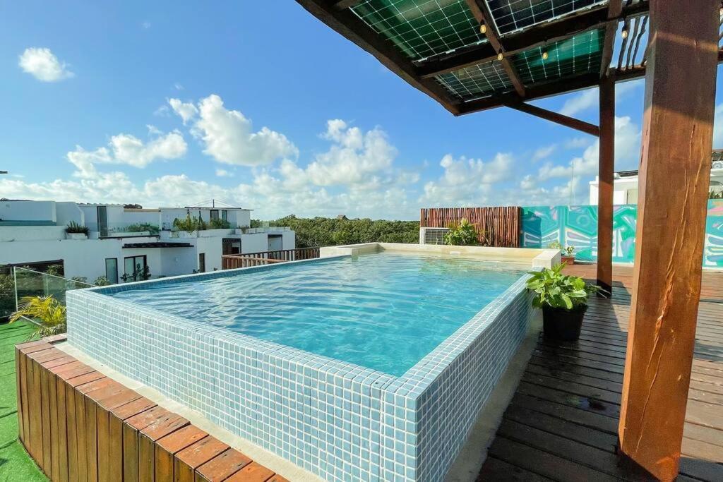 Apartamento Eco-Friendly And Modern Loft 4 By Noox Tulum Exterior foto